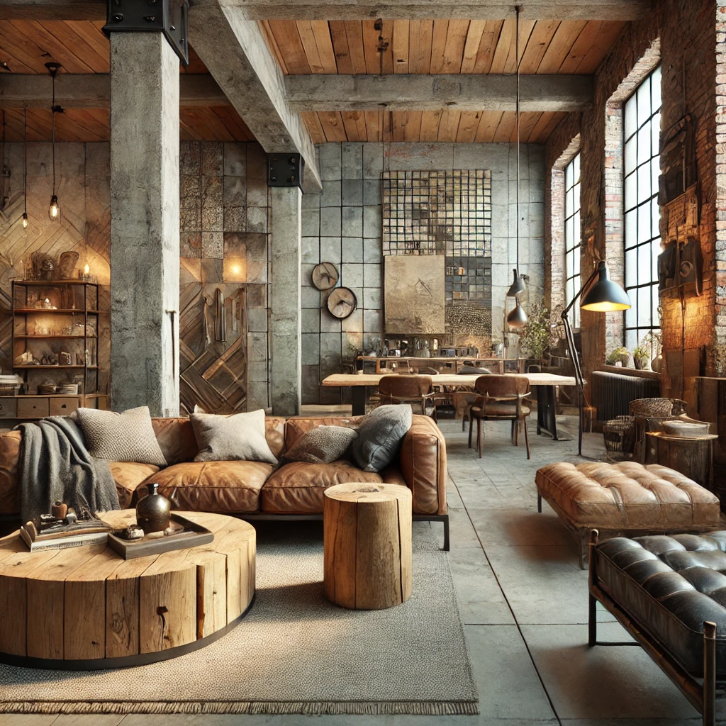 Rustic and Industrial Style